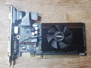 N610GT- MD1GD3/LP MSI NVIDIA GEFORCE GT 630 1GB DDR3 HIGH PROFILE PCI ZZ5-3 - Picture 1 of 3