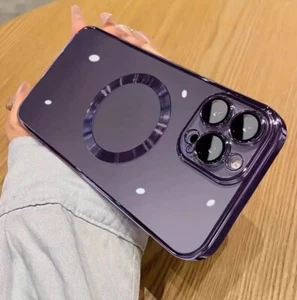 Hülle für Apple iPhone 16 Pro Stoßfest Magnet Laden Silikon Cover - Bild 1 von 3