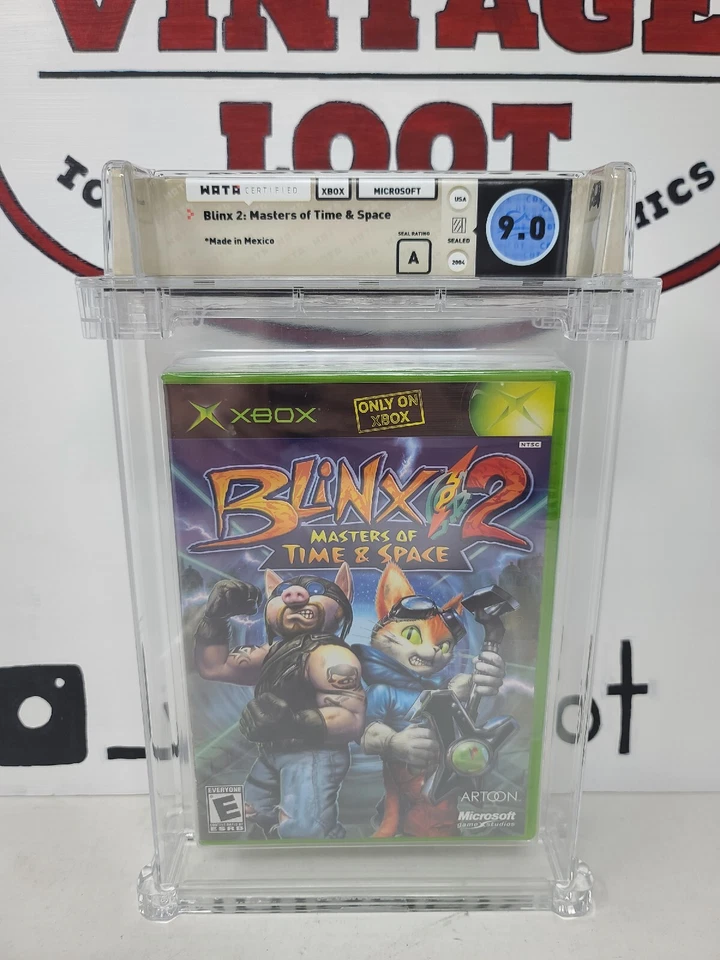 Blinx 2: Masters of Time & Space Microsoft Xbox WATA GRADED 9.0 A - Image 1 of 4