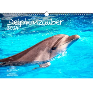 Delphinzauber DIN A3 Kalender für 2024 Delfin Delphin - Seelenzauber