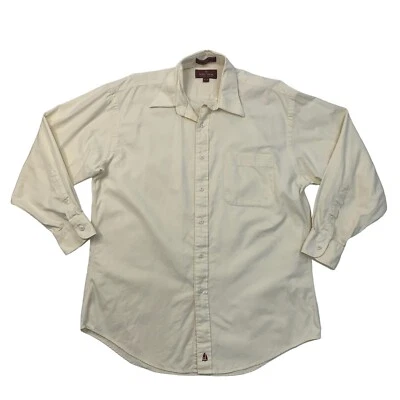 Vintage Nordstrom Shirt Mens 15.5 Maze Button Up Dobby Relaxed Classic Cotton - Image 1 of 4