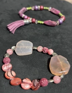 2 Stackable Pink Brackets - Beautiful!!!!๐ - Picture 1 of 6