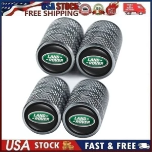 4PCS Metal Car Tire Valve Caps Valve Stem Cover Compatible with Land Rov-er Gray - Picture 1 of 10