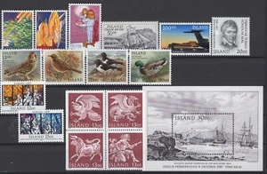 (WH22256) ISLAND - 1987, JAHRESET, MNH, CV 30,10 €, SIEHE SCAN - Bild 1 von 1