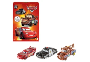 Pixar Cars Spielzeug Disney Auto Trucks Lightning McQueen Mater Sheriff Fahrzeug 3 Stück - Bild 1 von 8