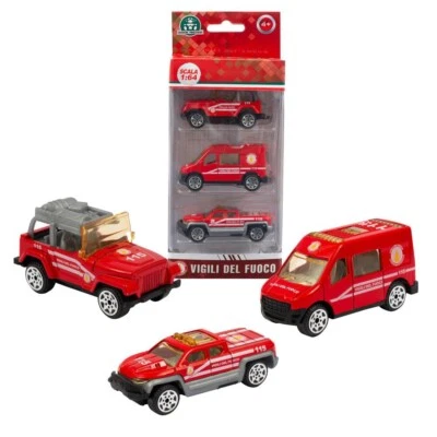 🔥🚒🇮🇹3 Veicoli VIGILI DEL FUOCO 115 ITALIA scala 1:64  NEW mattel 4+🇮🇹🚨🔥 - Immagine 1 di 2