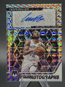 2023-24 Panini Mosaic Rookie AUTO Mosaic Cason Wallace Prizm RA-WAL - Picture 1 of 4