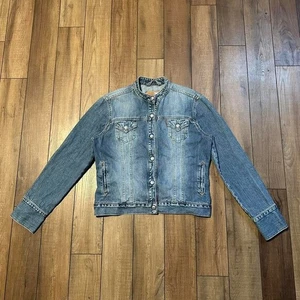 Y2K Levi's Denim Jean Jacket Women's Large Mis 2000s - Picture 1 of 6