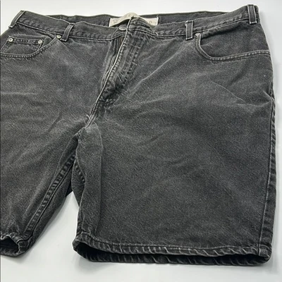 Shorts jeans vintage 02 Arizona cinza ajuste casual jeans 42 cintura descontraída premium - Imagem 1 de 4