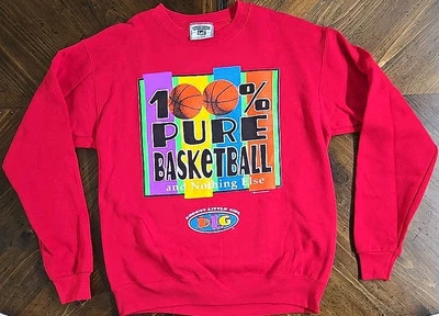 Sudadera De Colección Años 90 Cuello Redondo Juvenil Talla XL Baloncesto Papás Niña Hecha en EE. UU. Foto 1 de 4