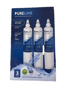 2x Pure Line Model PL-600 Refrigerator Water Filter Kenmore 9990 BPA Free LT600P - Picture 1 of 4