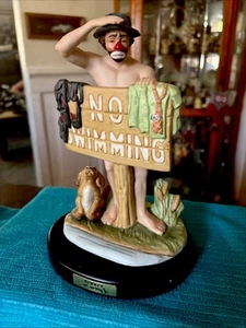 The Emmett Kelly Jr Collection - Clown - "No Swimming" Figur Top - Bild 1 von 7