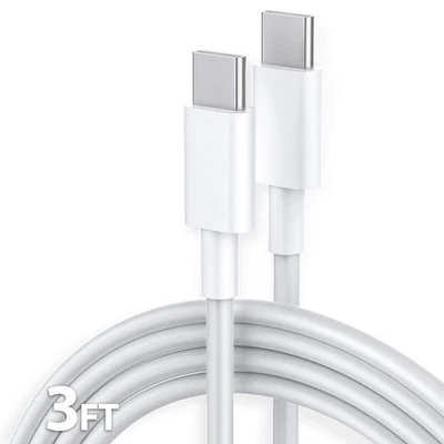 3FT Samsung USB-C to USB-C Cable Fast Charge Type C Charging Cord Rapid Charger - Image 1 of 4
