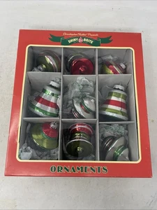 Glänzend! Radko Shiny Brite Vintage Design 9 verschiedene Glasornamente 2012 (G9) - Bild 1 von 7