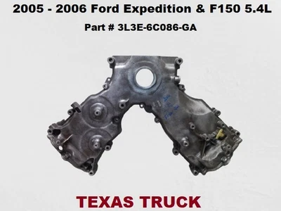 Cubierta de distribución del motor 3L3E-6C086-GA 2005 a 2006 Ford Expedition y F150 5,4 L OEM Foto 1 de 4