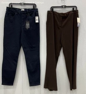 Women's Size 14 Pants Bundle (2)- Nicole Miller, Coldwater Creek - Picture 1 of 6