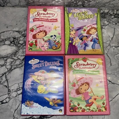 Strawberry Shortcake DVD Lot Bundle (4) - Imagem 1 de 2