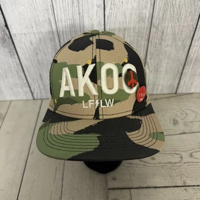 Gorra Akoo Gorra A Presión Espalda Camuflaje Bordado Logo Para Hombre Ropa de Calle con Alfileres Foto 1 de 4