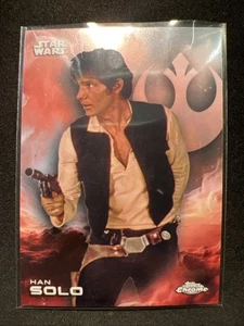 2025 Topps: Chrome - Star Wars #58 Han Solo / A New Hope 📺🐷🌌� - Bild 1 von 2