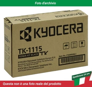 TK-1115 Kyocera Ecosys FS-1041 Kit Toner Nero - Zdjęcie 1 z 4