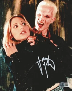 FOTO FIRMADA 8x10 de James Marsters Buffy The Vampire Slayer - certificado de autenticidad Beckett - Imagen 1 de 1