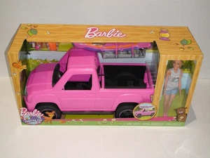 Barbie Puppe Camping Spaß Kajak Abenteuer Spielset - rosa LKW - neu im Karton - Bild 1 von 14