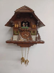 Anton Schneider Black Forest Cuckoo Clock ~ Germany ~AS IS FOR PARTS OR REPAIR - Picture 1 of 15