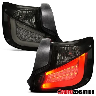 Black Smoke Fit 2011 2012 2013 Scion tC LED Tail Lights Brake Lamps Left+Right - Image 1 of 4