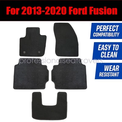 Alfombrillas alfombra para Ford Fusion Velour 2013 2014 2015 2016 2017 2018 2019 2020 Foto 1 de 4