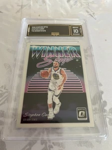 Stephen Curry Warriors 2018 Donruss Optic Winner Stays # 15 calificado 10 L@@@K - Imagen 1 de 2