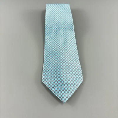 Pierre Cardin Lt. Blue / Lt. Pink Chain Link Pattern Men's Tie 4' x 64" - Image 1 of 4