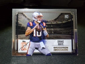 2024 Topps Signature Class Drake Maye Gridiron Ambassadors RC #GA-3 Patriots - Picture 1 of 2