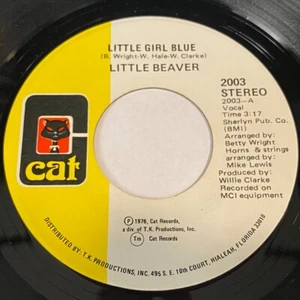 Little Beaver: Little Girl Blue / Ain't No Time 45 - Cat 2003 - Soul - Picture 1 of 2