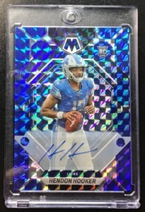🔥2023 Panini Mosaic Prizm SP Hendon Hooker RC Rookie Auto Mosaic Blue #32 /99 - Bild 1 von 2