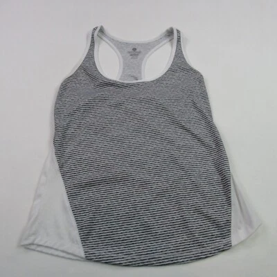 Camiseta sin mangas Old Navy para mujer pequeña ligera entrenamiento tecnología rayas gimnasio Foto 1 de 4