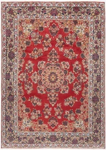 Kerman Handgeknüpfter Perserteppich 354x241 cm-Kirman,Orient,Carpet,Rug,Rot - Picture 1 of 12