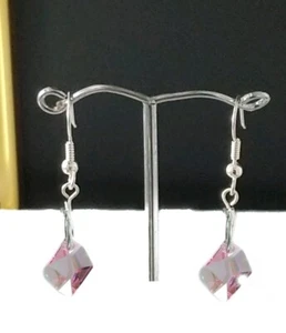Sterling 925 Earring using Swarovski crystal element genuine guarantee JCE22 65 - Picture 1 of 12