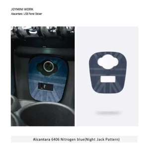 Cigarette USB Panel Made of Alcantara Stickers for MINI Cooper S JCW F55 F56 F57 - Picture 1 of 6