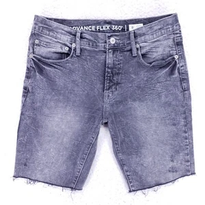 Arizona Jean Shorts Denim Cotton Mens SZ 32 Black Straight VTG Baggy 90s Y2K - Picture 1 of 11