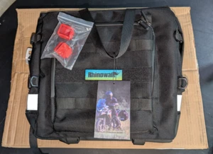 Rhinowalk motorcycle side bag, 20L Waterproof Saddle Pannier Quick Release Black - Picture 1 of 7