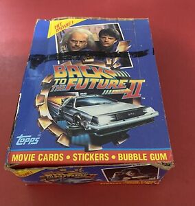 1989 Back to the Future part 2 Wax Box 36 ct.
