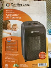 Comfort Zone Ceramic Heater, BLACK, CZ446WM 110V