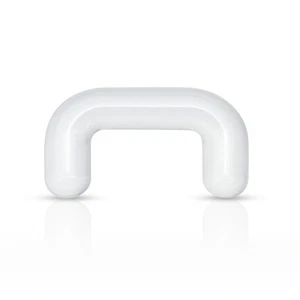 10 un. retenedores de tabique acrílico transparente 16 g, 14 g, 12 g o 10 g joyería corporal al por mayor - Imagen 1 de 1