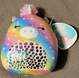 Squishmallow Mini 5" Prim Rainbow Unicorn Walgreens Esclusivo Nuovo con etichette - Foto 1 di 1