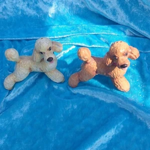 2 Hunde Pudel Keramik Salz - und Pfeffer - Streuer 60er 70er Jahre retro selten - Bild 1 von 4