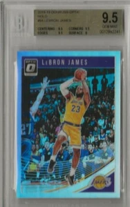 Donruss Optic Holo #94 2018-19 LeBRON JAMES BGS gema como nueva 9,5 - Imagen 1 de 3