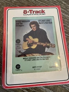 MERLE HAGGARD It’s Not Love(But It’s Not Bad 8 TRACK  1972 SEALED! - Picture 1 of 4