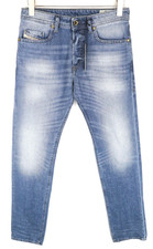 DIESEL Buster 0842H Men Jeans W28/L32 Slim Tapered Fit Blue Cotton Stretch