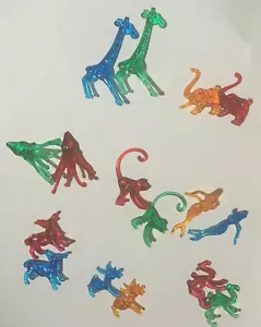 16 Animal Drink Marker 2 of eac Mermaid Camel Elephant Giraffe Bull Donkey Monky - Picture 1 of 10