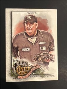 2022 Topps Allen & Ginter #225 Joe West Umpire Baseball MLB